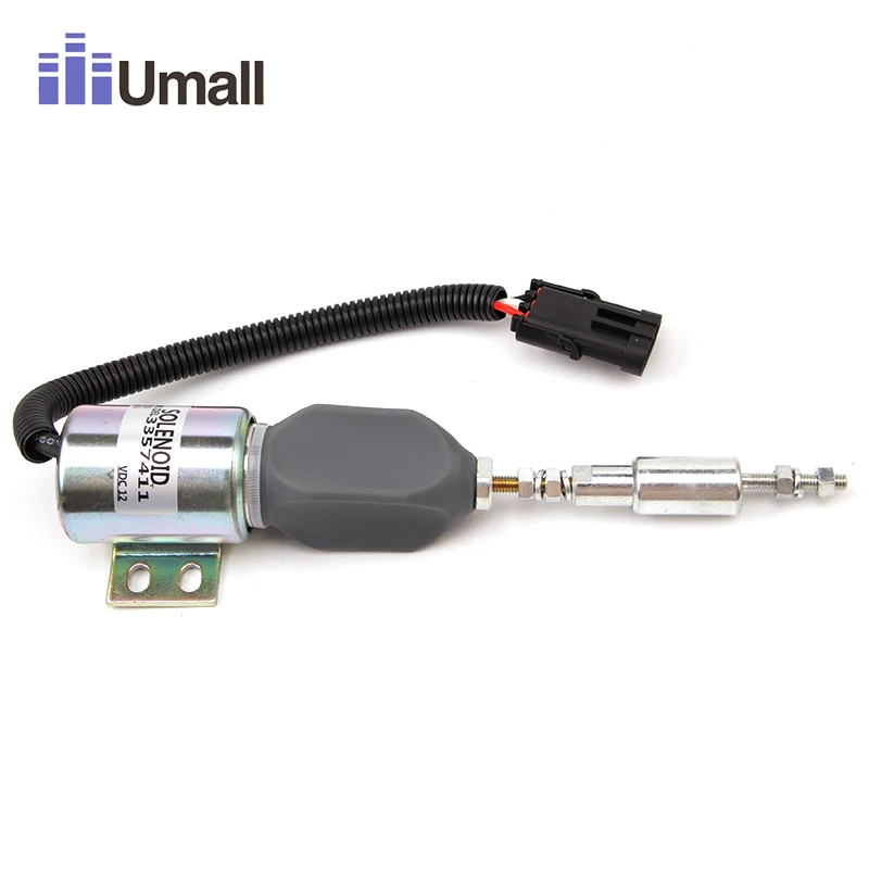 Diesel Combustível Bomba solenóide Válvula, Peças de grupo gerador, Combustível Shutoff Valve, 12V, 961000780034, 2TB130805, 3357411, 3357411