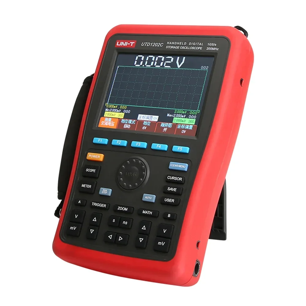 UNI-T UTD1202C digital storage oscilloscope handheld portable mini oscilloscope