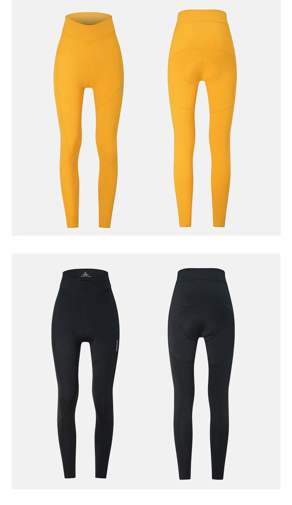 HISERWA Damen-Radhose Pro 7 Stunden Stoßfeste Gepolsterte Hose Sommer Atmungsaktive Fahrradhose Sportliche Slim-Fit Fahrradhose – Detail 6