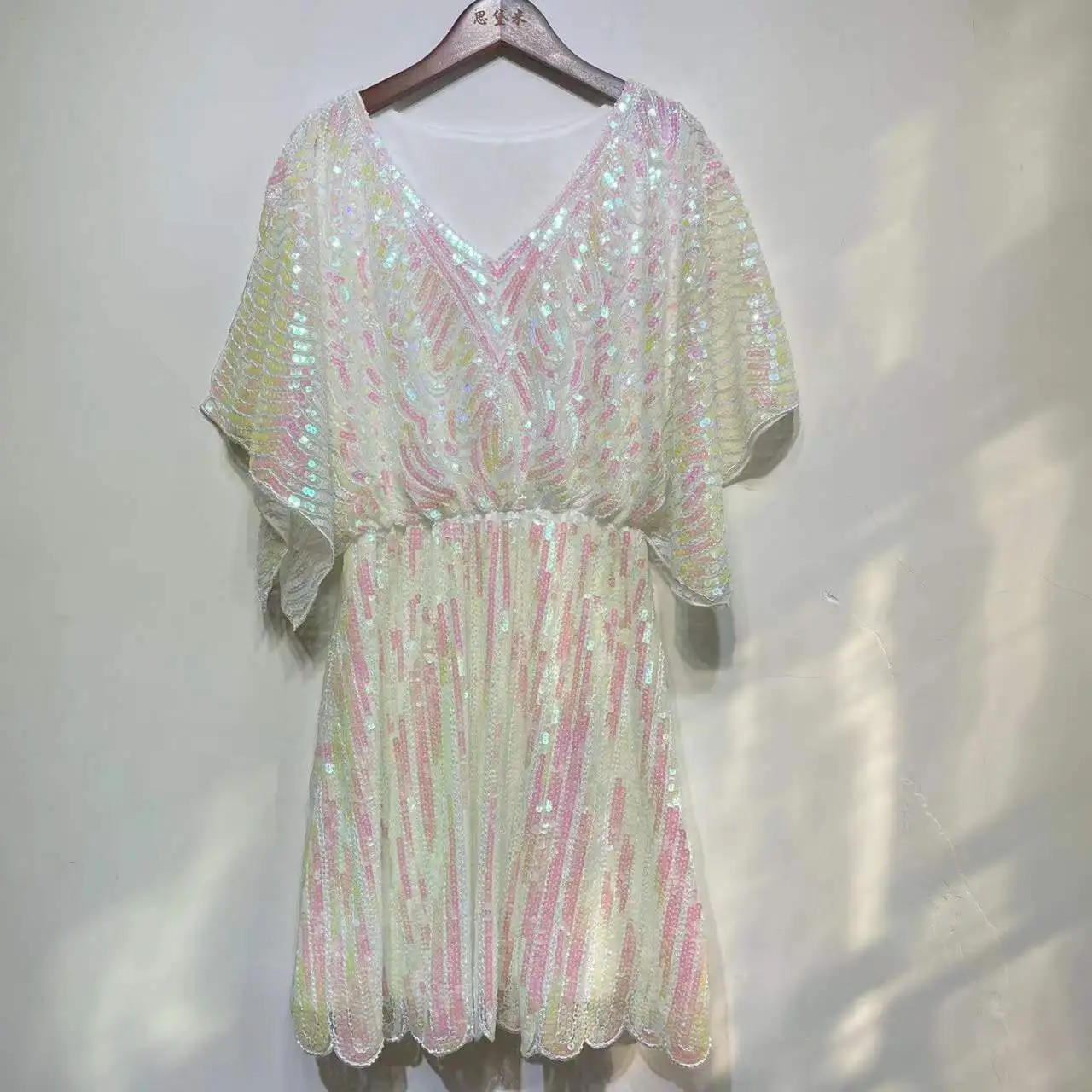 الكورية Sle المرأة Ele الثقيلة الخرزة Faionable كل مباراة البطن تغطي التخسيس مطرز الدكتور ثوب مسائي