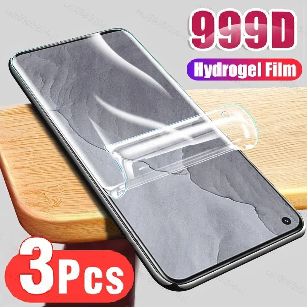 3PCS Hydrogel Film Screen Protector For Oppo Realme GT Master GT GTNeo GTNeo2 Cover Protective Film On For 6.43