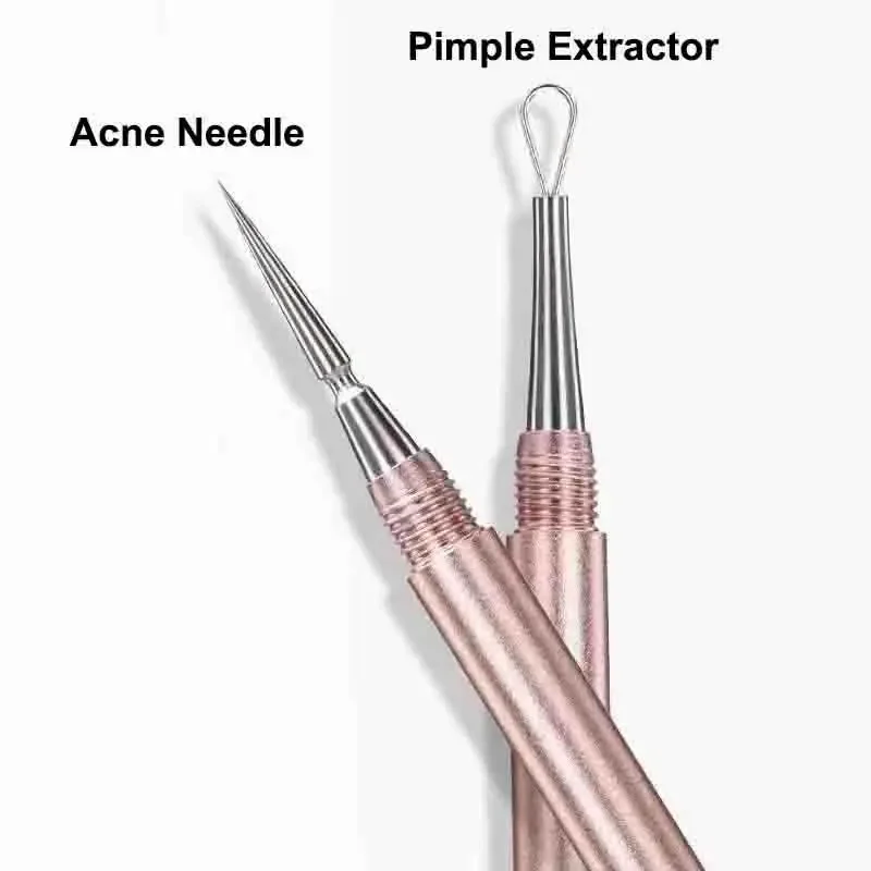 1 قطعة العناية بالبشرة الوجه المسام الأنظف البثرة Comedone حب الشباب بثرة العيب النازع مزيل الفولاذ المقاوم للصدأ الإبر إزالة أدوات