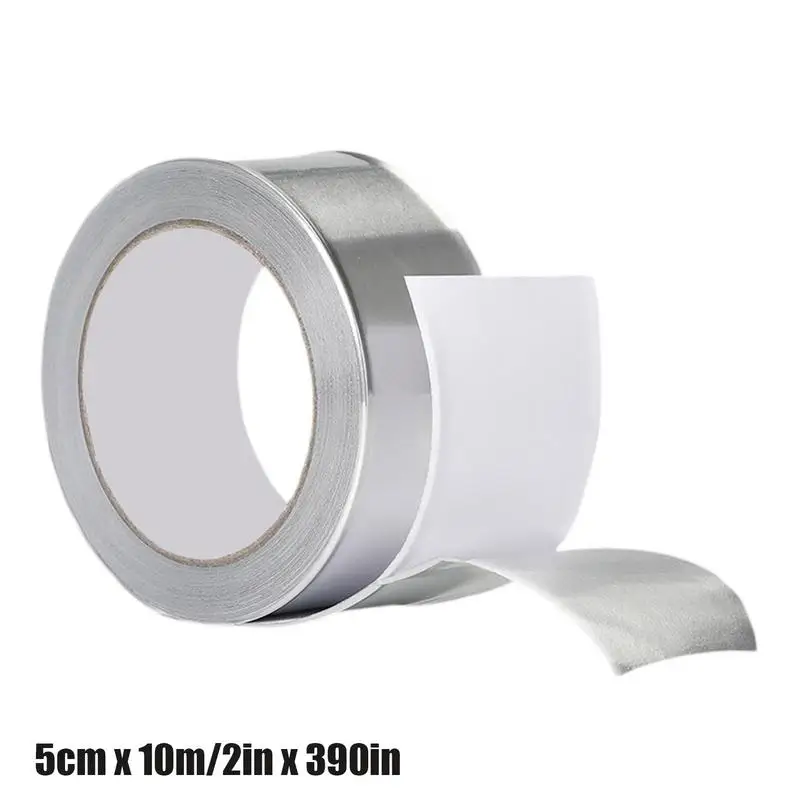 Aluminiumfolien-Isolierband, hohe Temperaturbeständigkeit, Aluminiumfolienband, selbstklebende Dichtungsfolie, Reparatur von Luftkanälen und Metall