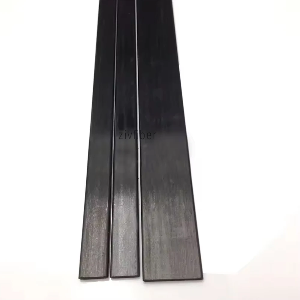 1x6mm/0.5X3mm/1x3mm/1x4mm 500mm Length Carbon Fiber Strip,CRP Strip ,carbon fiber bars, Pultruded Carbon Fiber