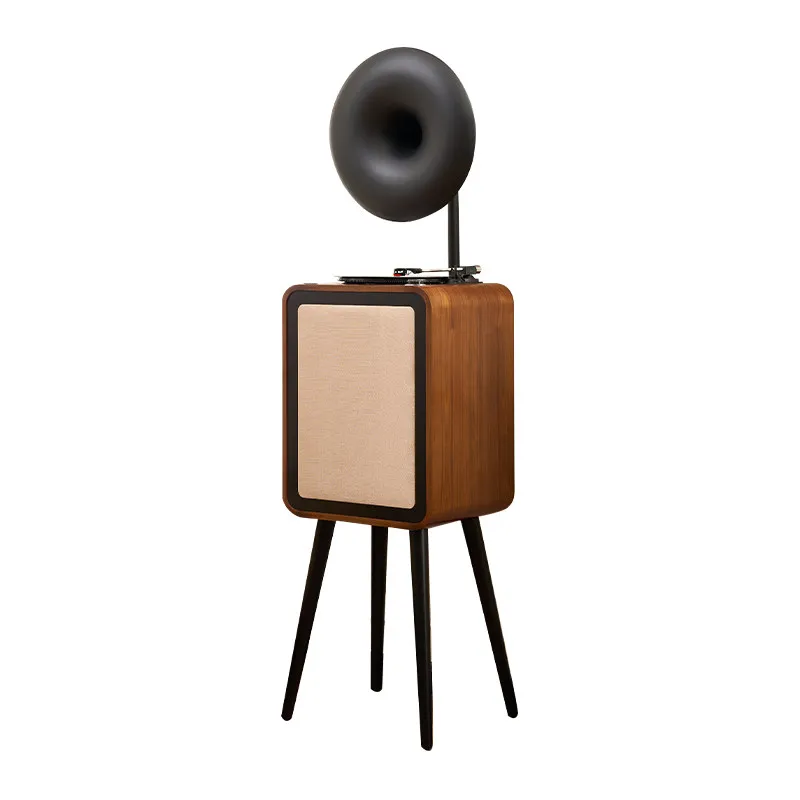 

French medieval phonograph HiFi professional grade record player Modern light luxury Bluetooth audio vinyl integrated record