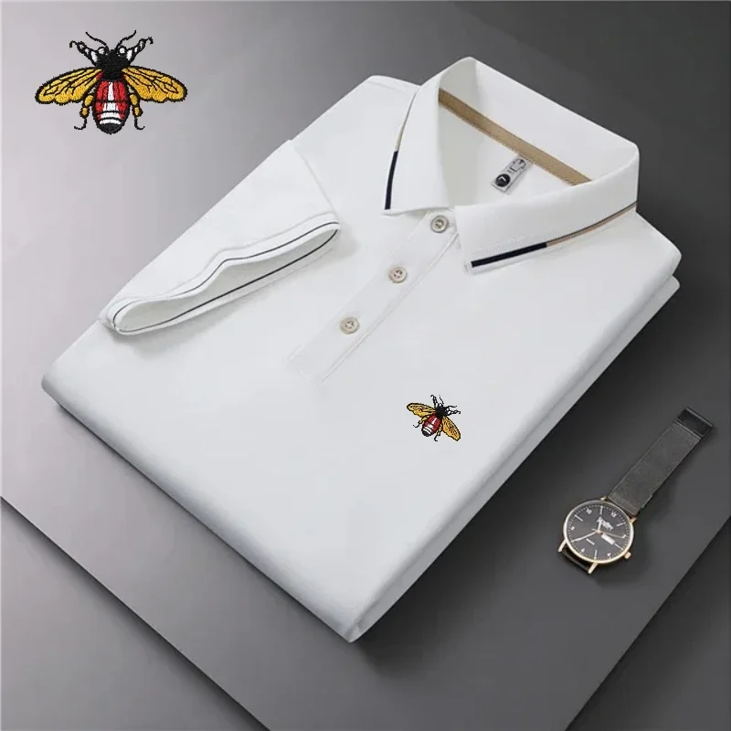 Summer New High Quality Embroidered Polo Shirt, Family Wear, Men's Fashion, Leisure, Breathable, Cool Short Sleeve T-shirt Top