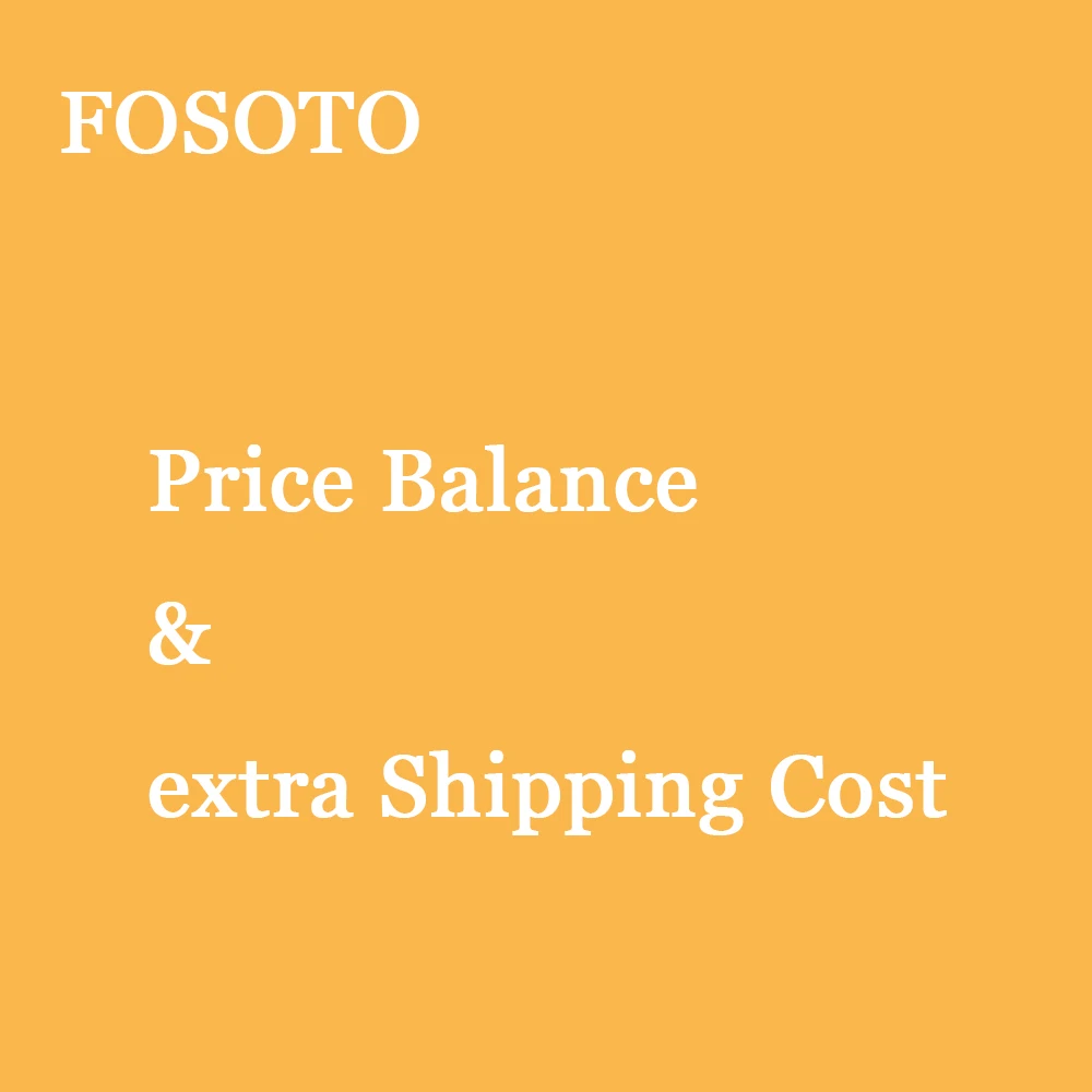 Extra cost charge&Price Balance