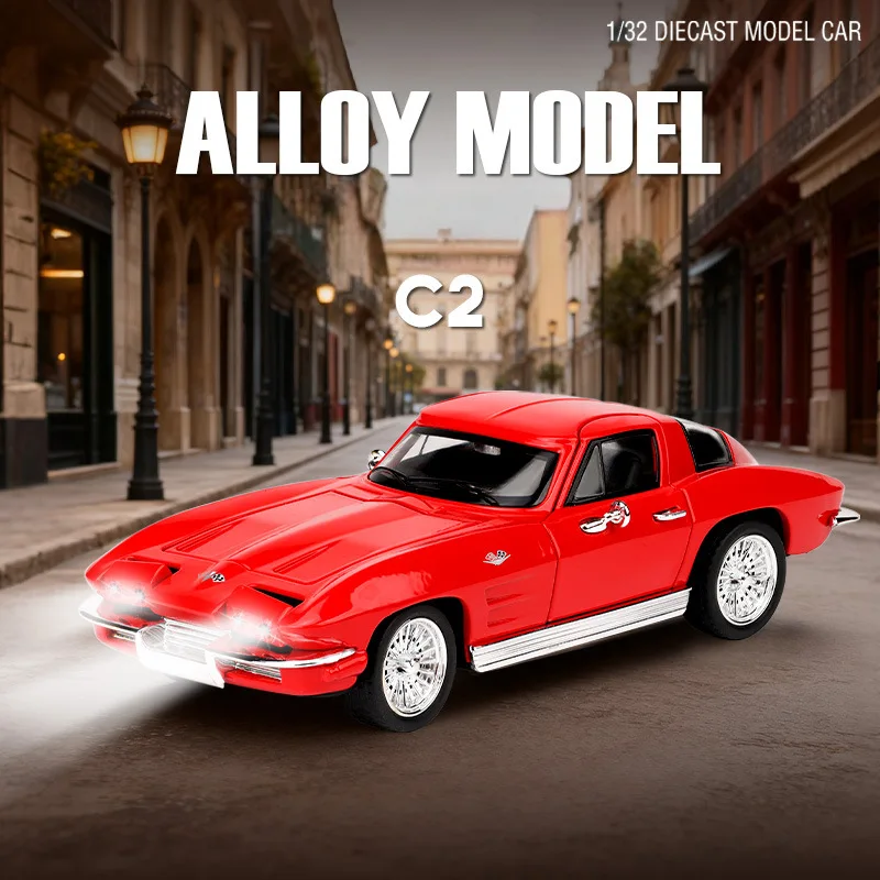 1:32 simulação liga modelo de carro esportivo som e luz puxar para trás carro de brinquedo das crianças diecast liga modelo de carro colecionável