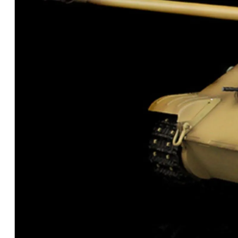 New Heng Long 1/16 Scale RC Tank 3879 Yellow 7.0 Panther G RTR Metal Tracks Wheels Toy Model Gifts