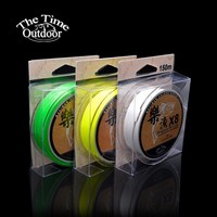 New THETIME 8 Strands Weaves PE braided fishing line 150M multifilament fishing line main accessories for carp fishing