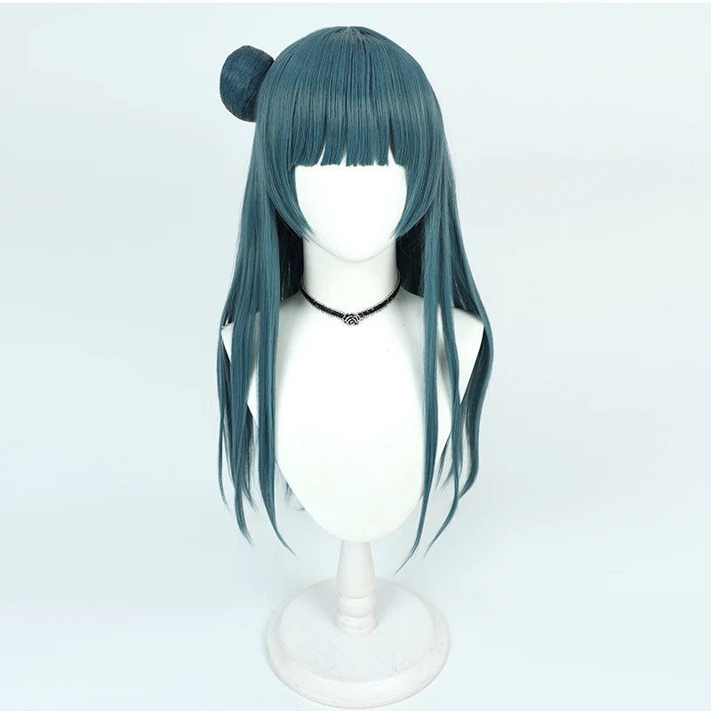 Anime LoveLive!Sunshine! Tsushima Yoshiko Cosplay Wig Adult Women Long Stright Heat Resistant Synthetic Hair Wigs Halloween Prop