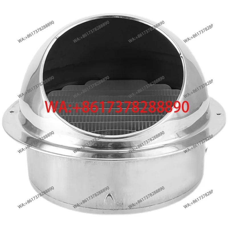 

Вытяжка из нержавеющей стали 304, выходное отверстие для наружной стены, вытяжка, дымоотводная труба, ветрозащитная и непромокаемая крышка.