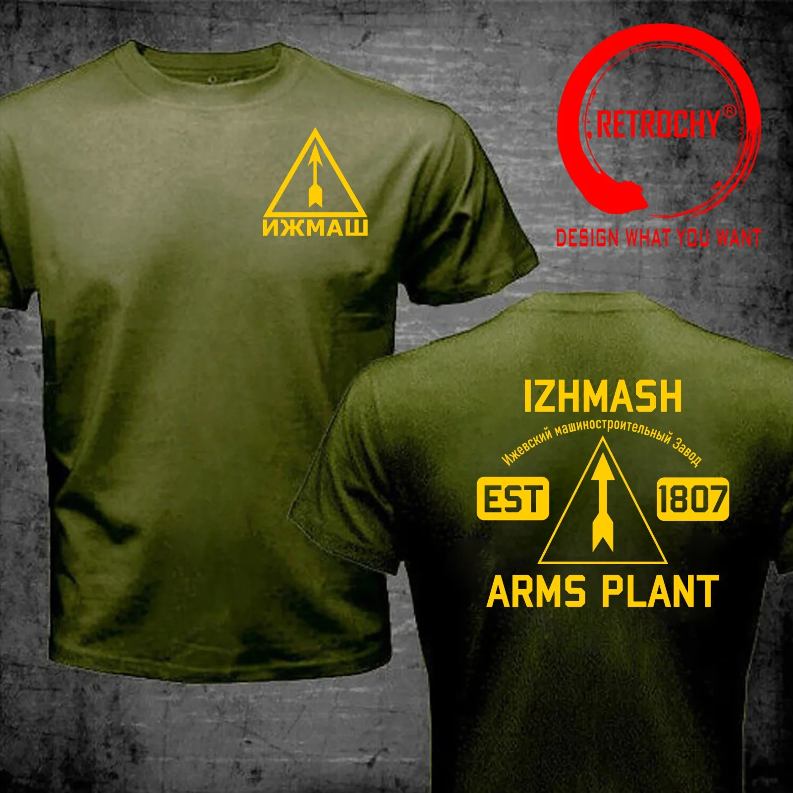 Izhmash Industrial Association Izhevsk Russia AK Factory T Shirt Men Fashion Casual Funny T-Shirt Casual Military Army Tee Shirt