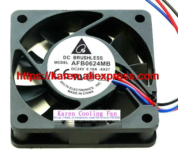 

6 см AFB0624HB AFB0624HHB AFB0624LB AFB0624MB AFB0624VHB 6015 24 В охлаждающий вентилятор