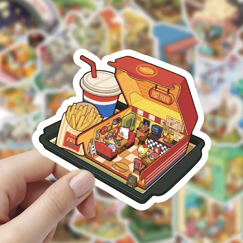 

CC 60 шт. эмоциональный магазин мультяшные наклейки украшения автомобиля чемодан чехол для телефона ноутбук материал наклейки