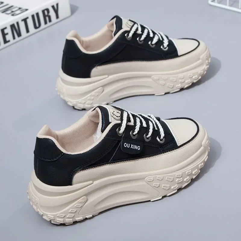 The New Retro Women Shoes Spring Platform Shoes Casual Sneakers Versatile Fashion Designer Shoes High Quality  Women Sneakers