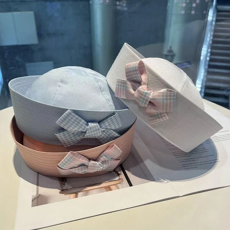 HongLuan Sombrero de marinero rosa/blanco/azul para playa, sombreros de capitán Mujer de Halloween, accesorios para festivales rave y gorras de fiesta para hombre