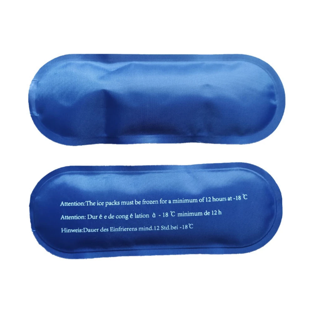 

Portable 19x7cm Diabetic Insulin Cooling Bag Cold Gel Ice Pack Pill Reusable Refrigerated Ice Packs Travel Cooler Bags New 2 Pcs