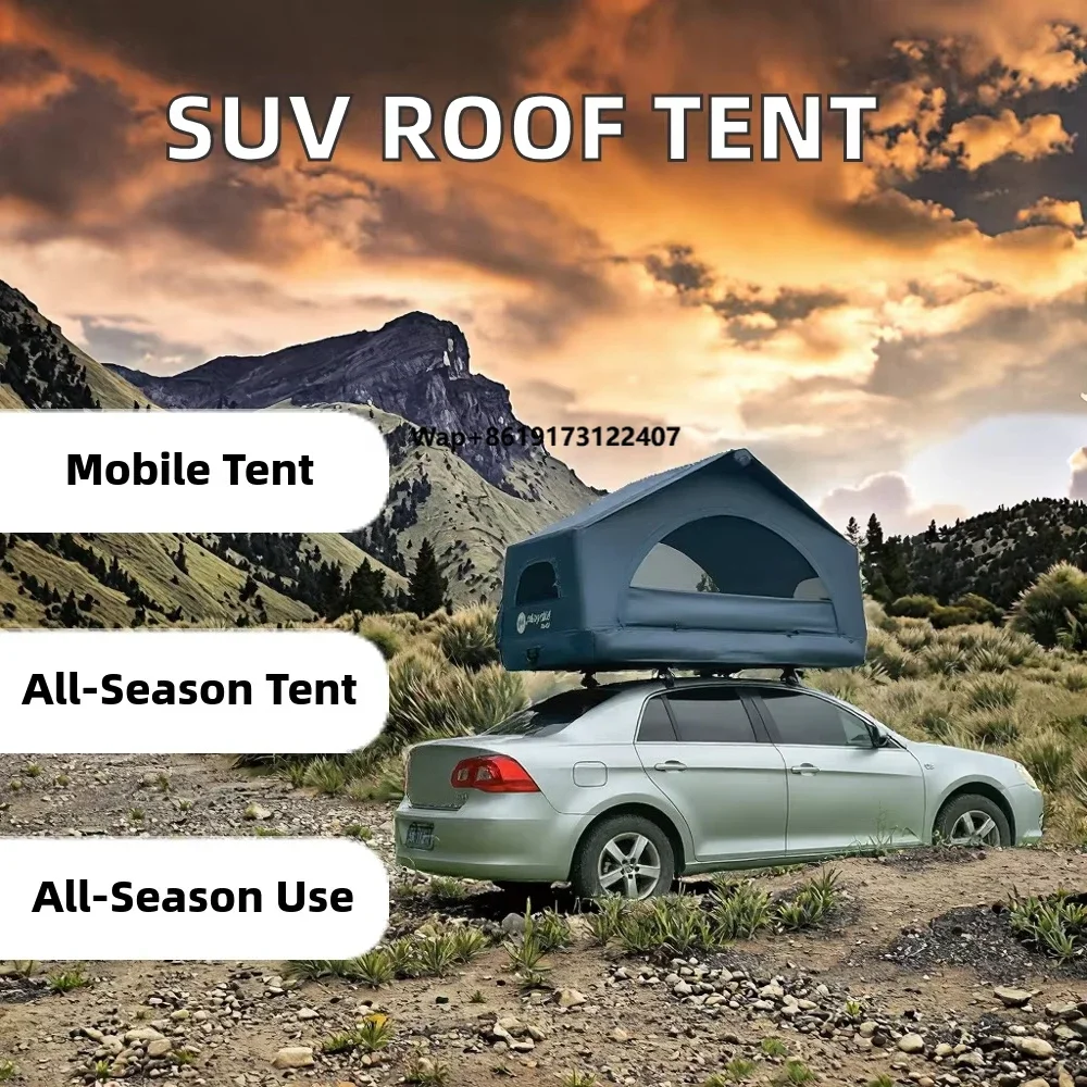 

Customizable Portable SUV Glamping 4x4 Car Top Roof Inflatable Tent OEM Rooftop Camping for Outdoor Adventures