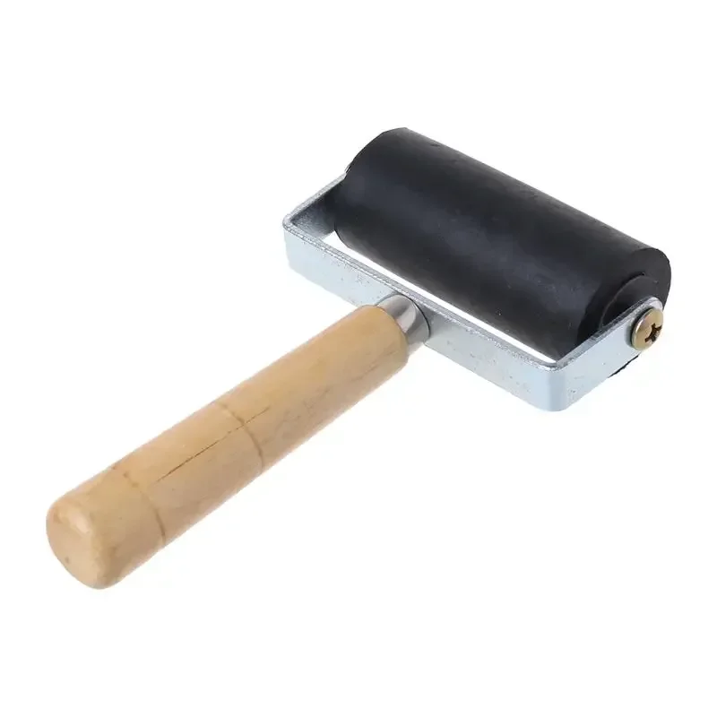 6cm Professional Rubber Roller Brayer Ink Painting Printmaking Roller Art Stamping Tool Paint Roller