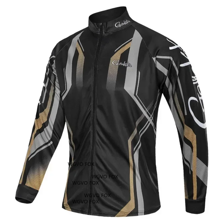 طويلة الأكمام ملابس الصيد الذكور في الهواء الطلق قمصان رياضية الملابس المضادة للأشعة فوق البنفسجية تنفس الدراجات الصيد المشي لمسافات طويلة الملابس #2