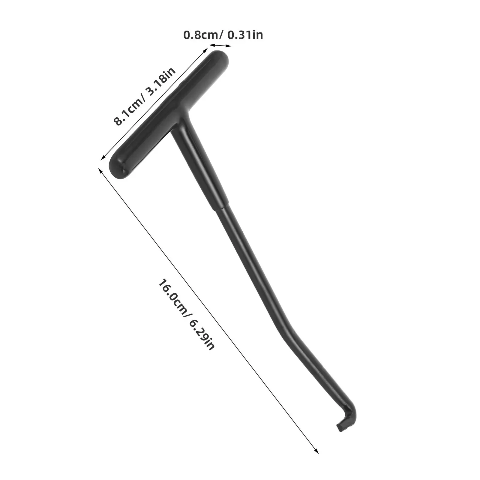 Motorcycle Exhaust Spring Installer Puller Tool Chrome Vanadium Steel Ergonomic T Handle for Exhaust Spring Installation Removal