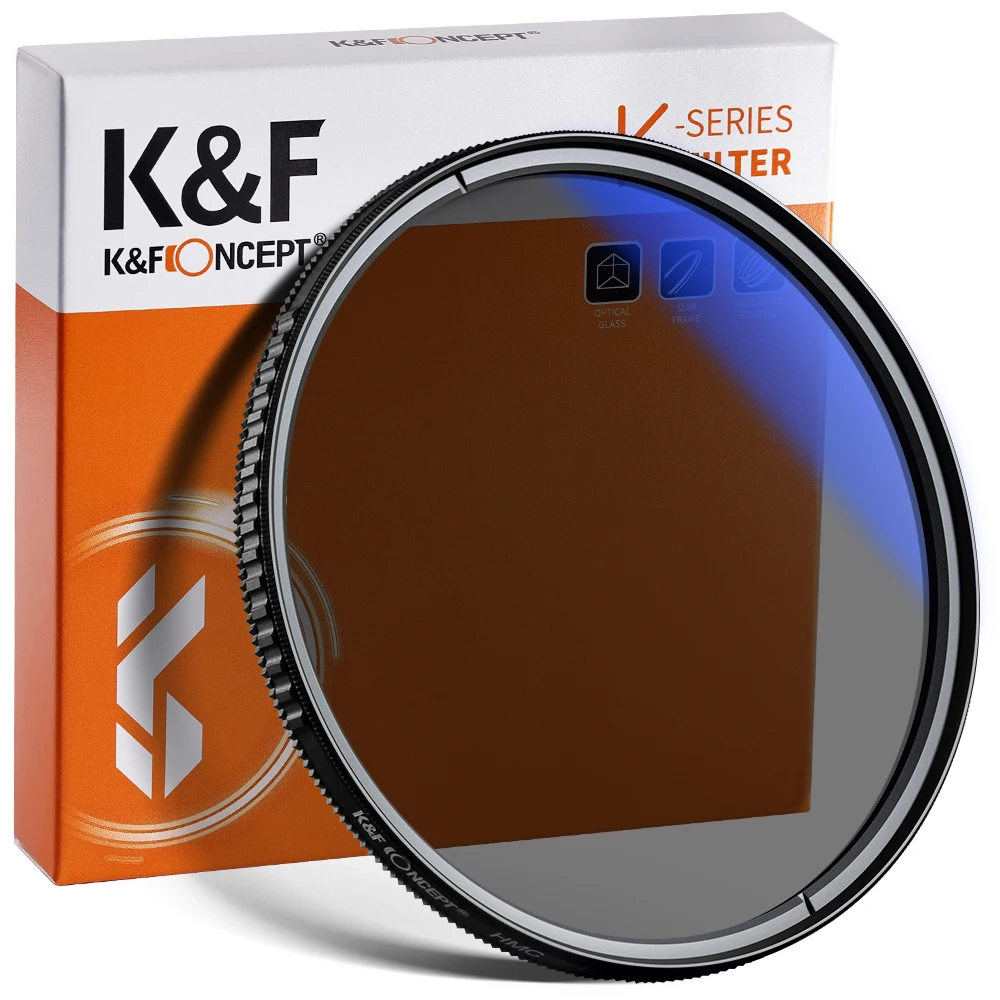 K&F Concept 67mm 77mm 82mm Nano-K CPL Camera Lens Filter Ultra Slim Optics Multi Coated Circular Polarizer with 3 Cleaning Cloth