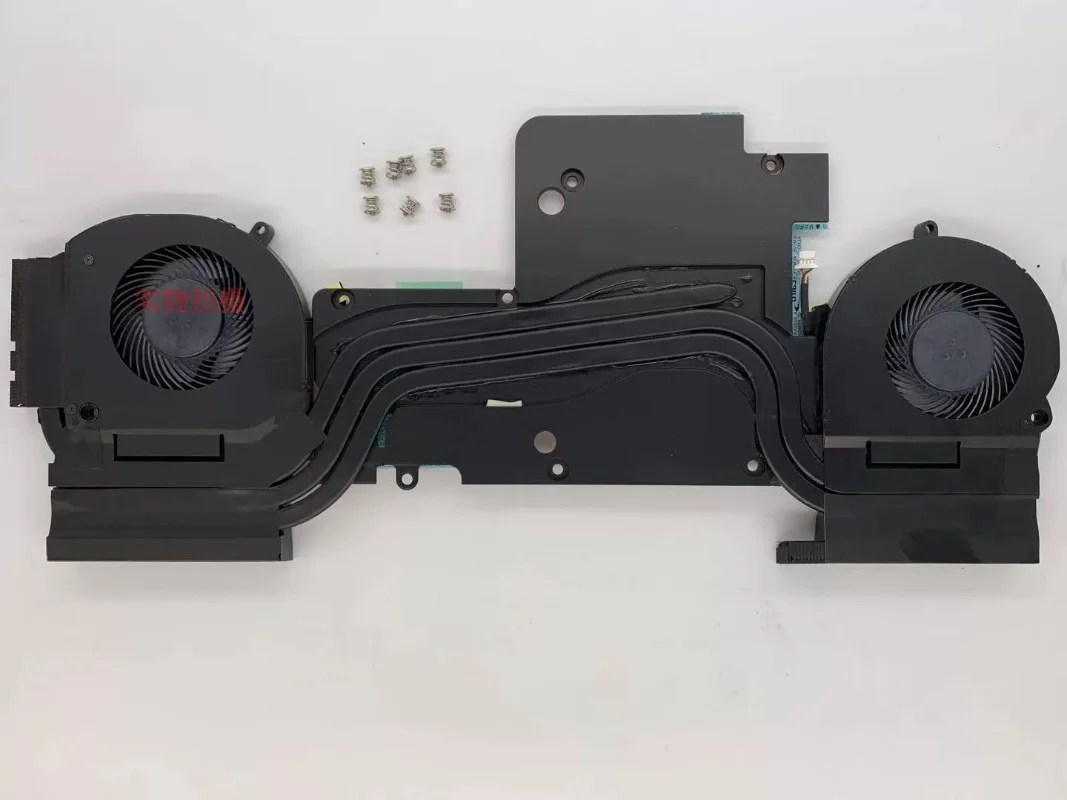 Laptop Cooling Modification Repair Accessory, All-Copper Heat Dissipation Module Fan & Radiator for 15R3 15R4 P69F