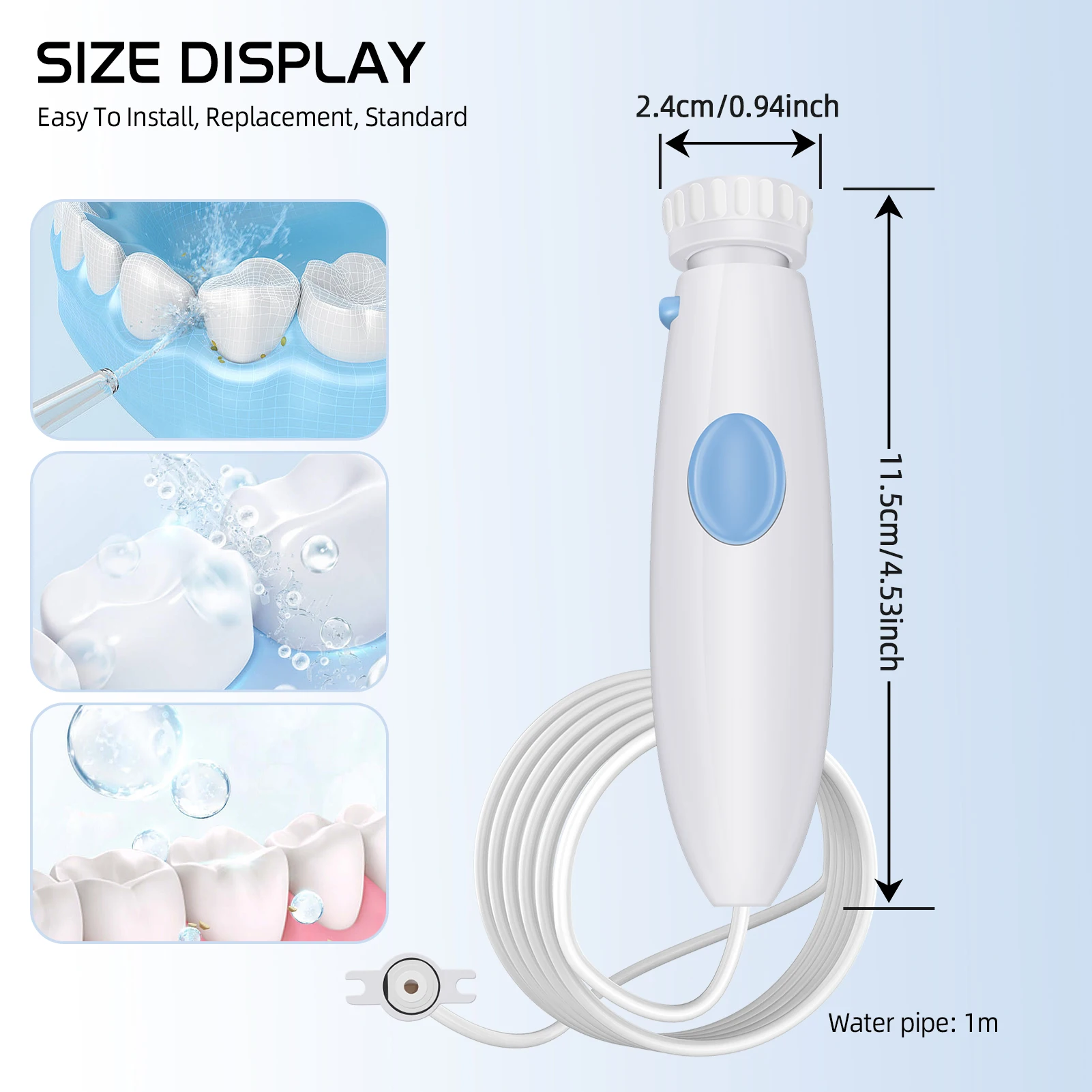 

Water Flosser Dental Water Jet Replacement Tube Hose Handle For Waterpik Wp-100 Wp-900 Irrigador Dental ирригатор для зубов