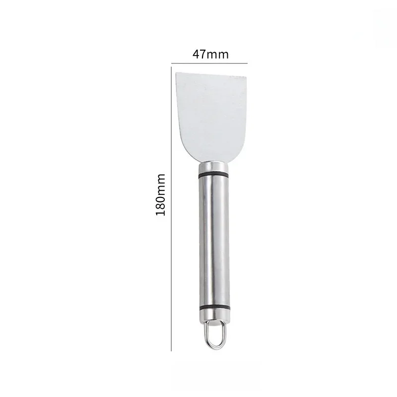 2pcs Heavy Duty Metal Scraper Stubborn Stain Frost Removal Shovel Freezer Stovetop and Floor Cleaning Paint Scrapers Clean Tools