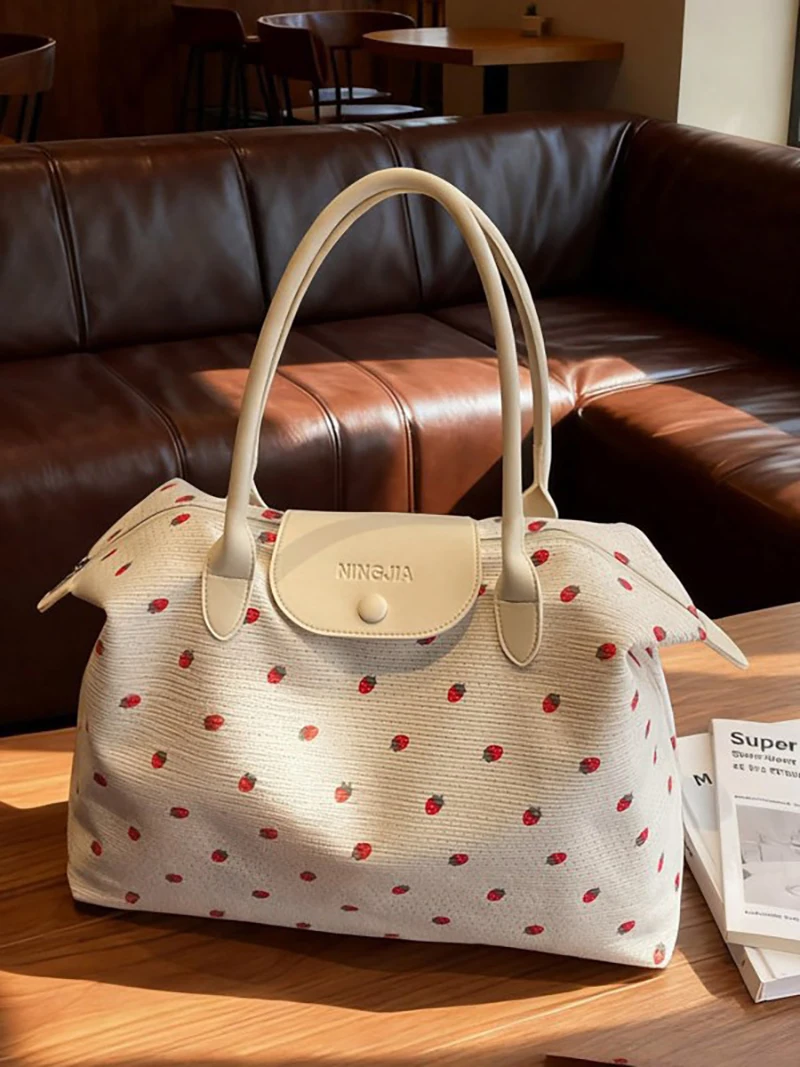 

Спортивная сумка-тоут с цветочным принтом для коротких поездок, на одно плечо, многофункциональная, легкая, для йоги, фитнеса и шопинга