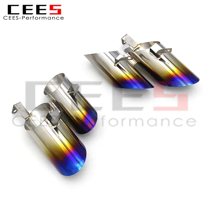 CEES Titanium alloy Exhaust Tips Tail Throat For Lamborghini Huracan LP610 2014-2019 Car Exhaust Pipes