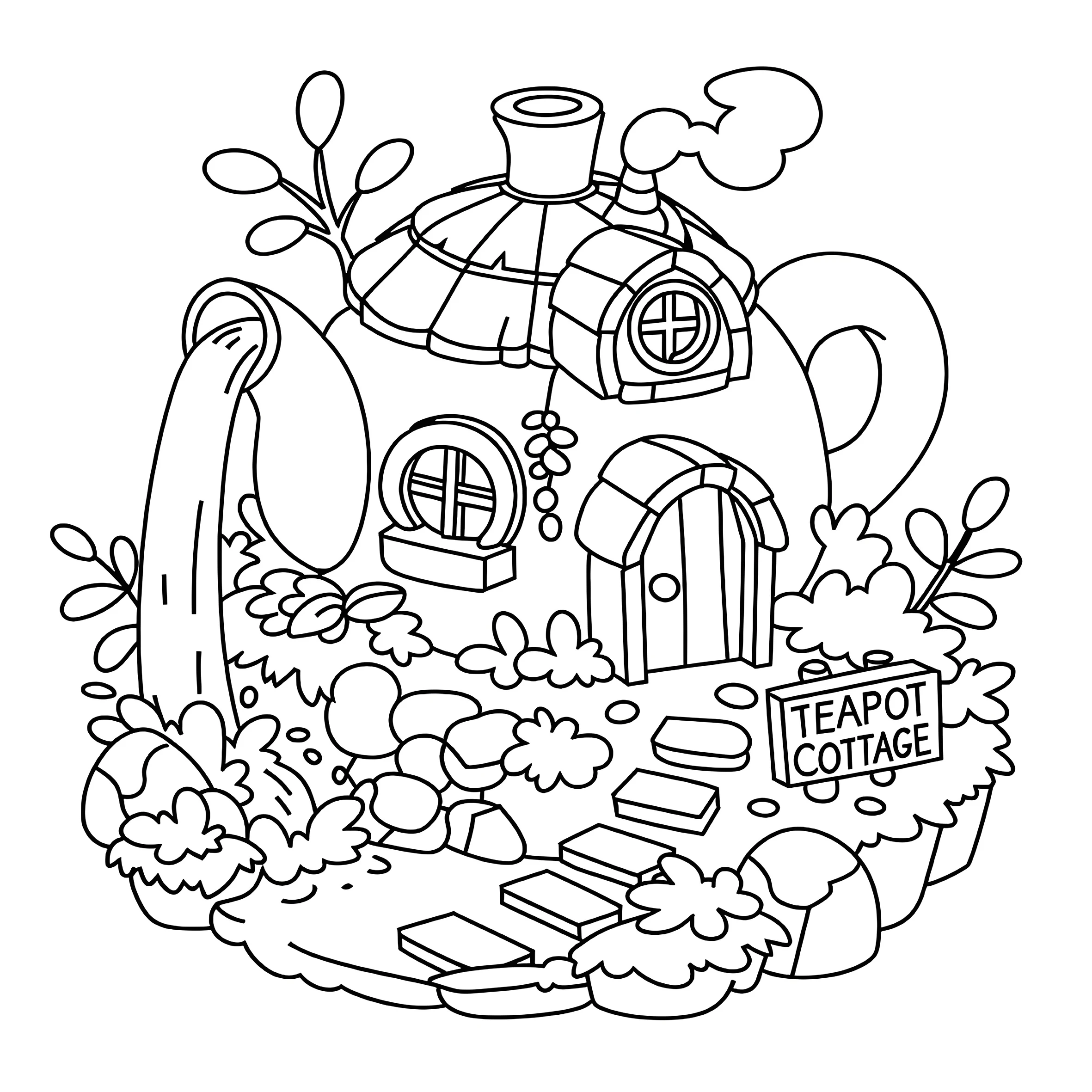 HYGGE CORNER : Coloring Book for Adults Featuring Cute Cozy Daily Activities for Relaxation (Cozy Spaces Coloring) image 6