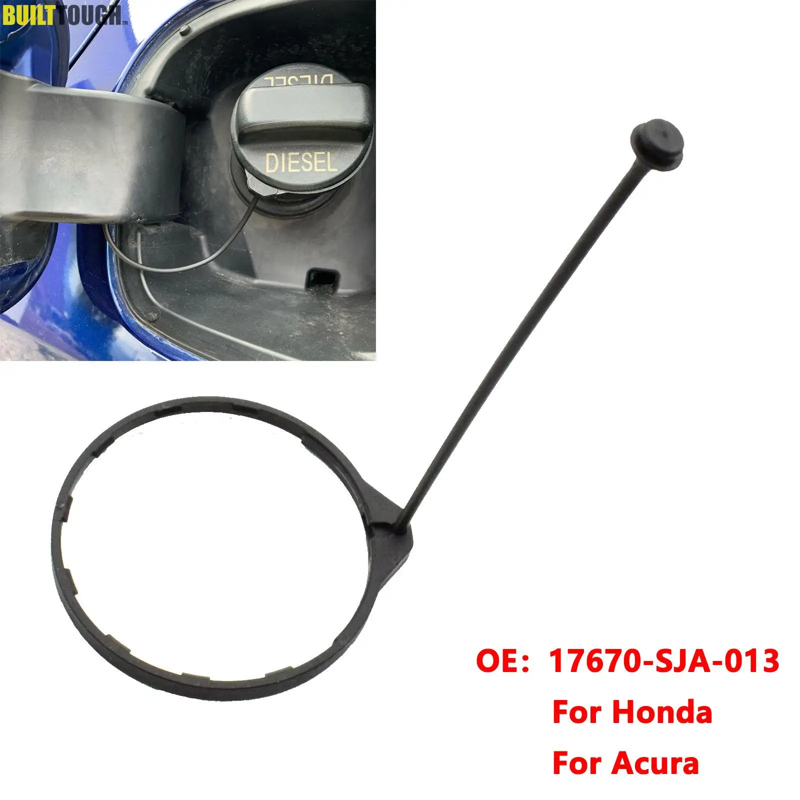 

Car Oil Fuel Cap Tank Cover Line Ring Petrol Diesel For Honda Civic CRV Accord Jazz City Odyssey Crosstour For Acura 17670SJA013