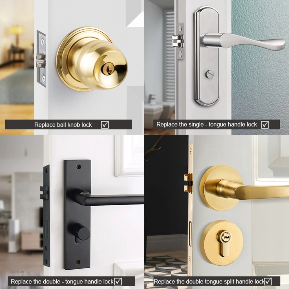 Tuya Electronic Smart Lock Vingerafdruk Biometrie Digitaal Wachtwoord Nachtslot Home Security Deurknoppen App Unlock Appartement