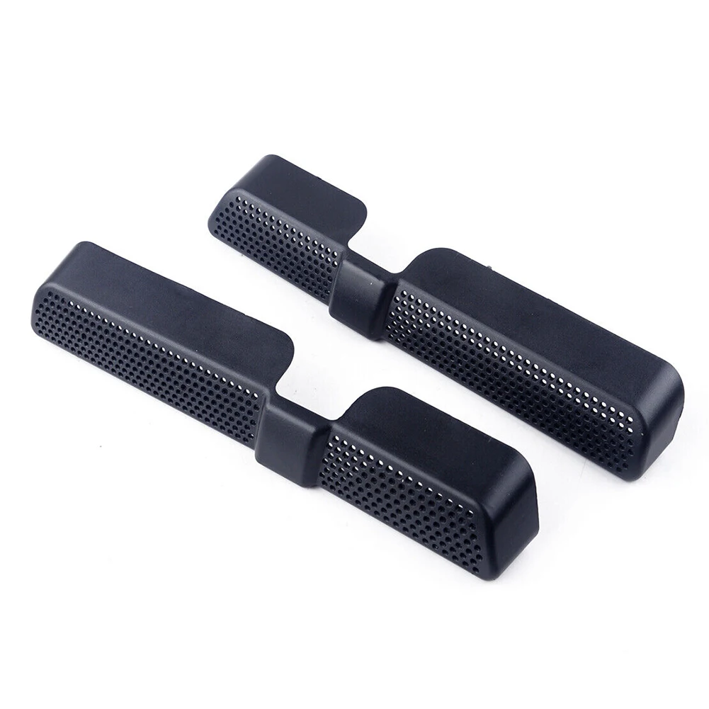 Rear Air Outlet Grille Air Vent Cover Rear Air Outlet Black Prevent Fine Articles Easy Installation Multiple Hole Design