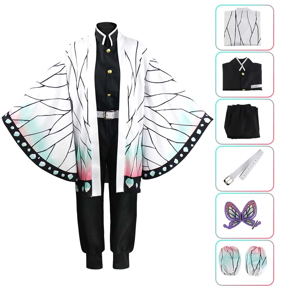 Anime Kimono Kimetsu No Yaiba Kamado Nezuko Costume Wig Uniform Hollween Women Kids