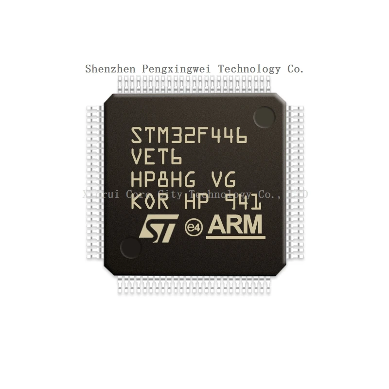 Stm stm32マイクロエレクトロニクス,stm32f,stm32f446,v6,stm32f446vet6,LQFP-100,mcu,mpu,sc,100%,オリジナル,新品