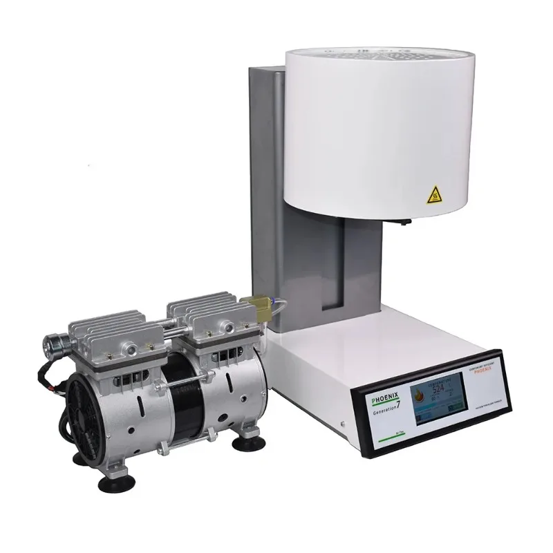 Dental Porcelain Furnace Dental Lab Ceramic Heating Glazing Oven with Vacuum Pump Dental Lab Equipment