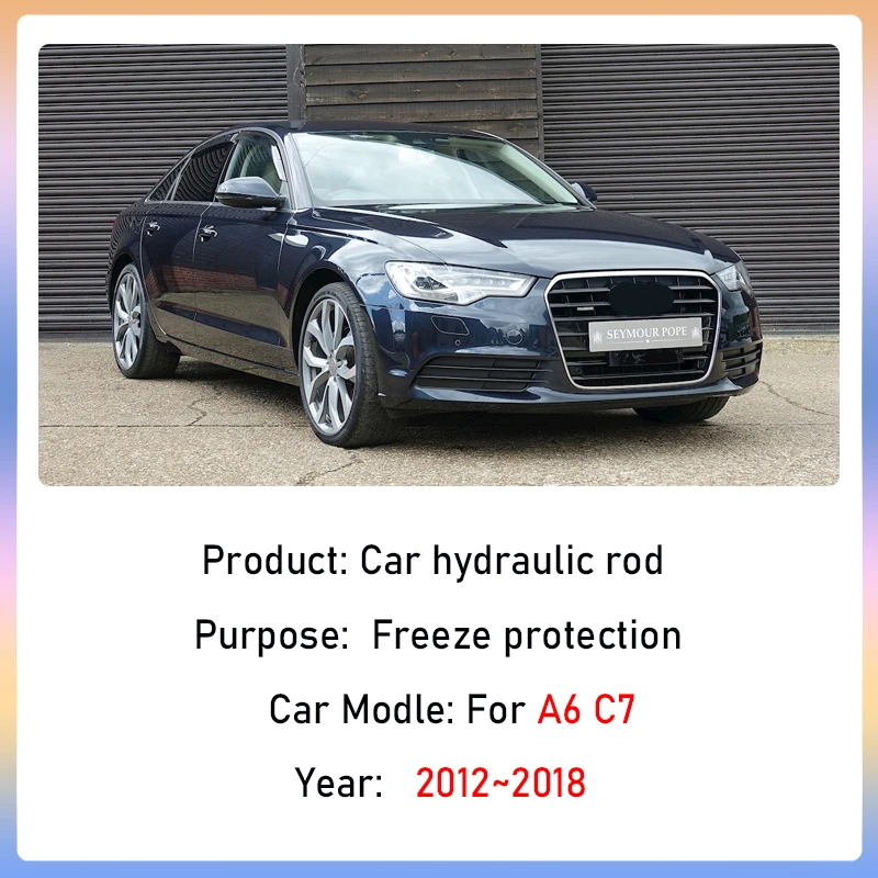 Car Front Hood Hydraulic Rod For Audi A6 C7 Accessories 2012~2018 4G A6L Buffer Durable Engine Supporting Spring Strut Shock Bar