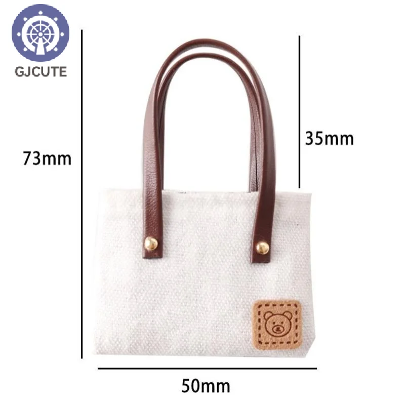 ドールハウスミニシミュレーションキャンバスバッグショルダーバッグ人形服アクセサリーマイクロシーン装飾ごっこ遊びおもちゃ