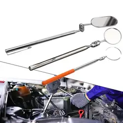 Telescoping Inspection Mirror Extendable for Extra Checking Observing tools Vehicle Small Details Long Inspection Mirror metal