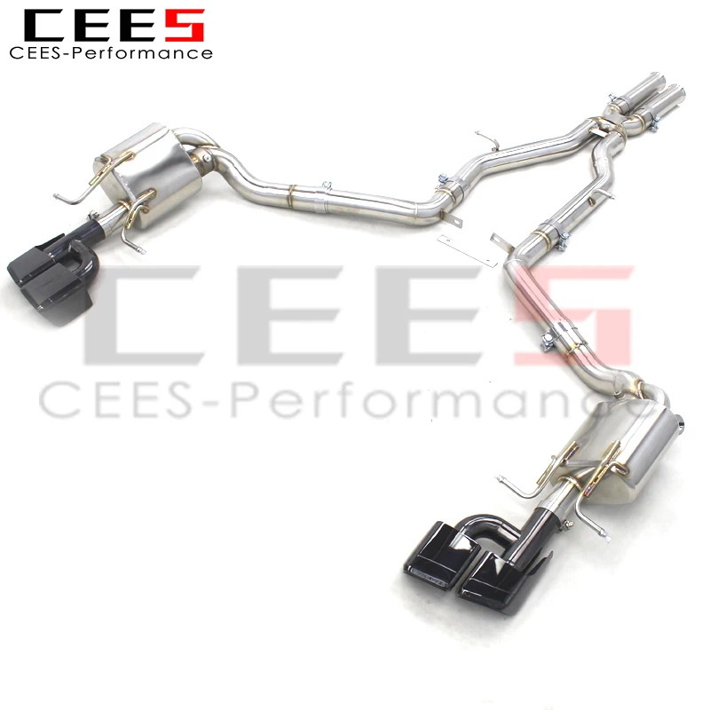 CEES Catback Exhaust Pipes System For Mercedes-Benz CLS63 AMG 2007-2017 Escape Stainless Steel Exhaust Pipe Muffler