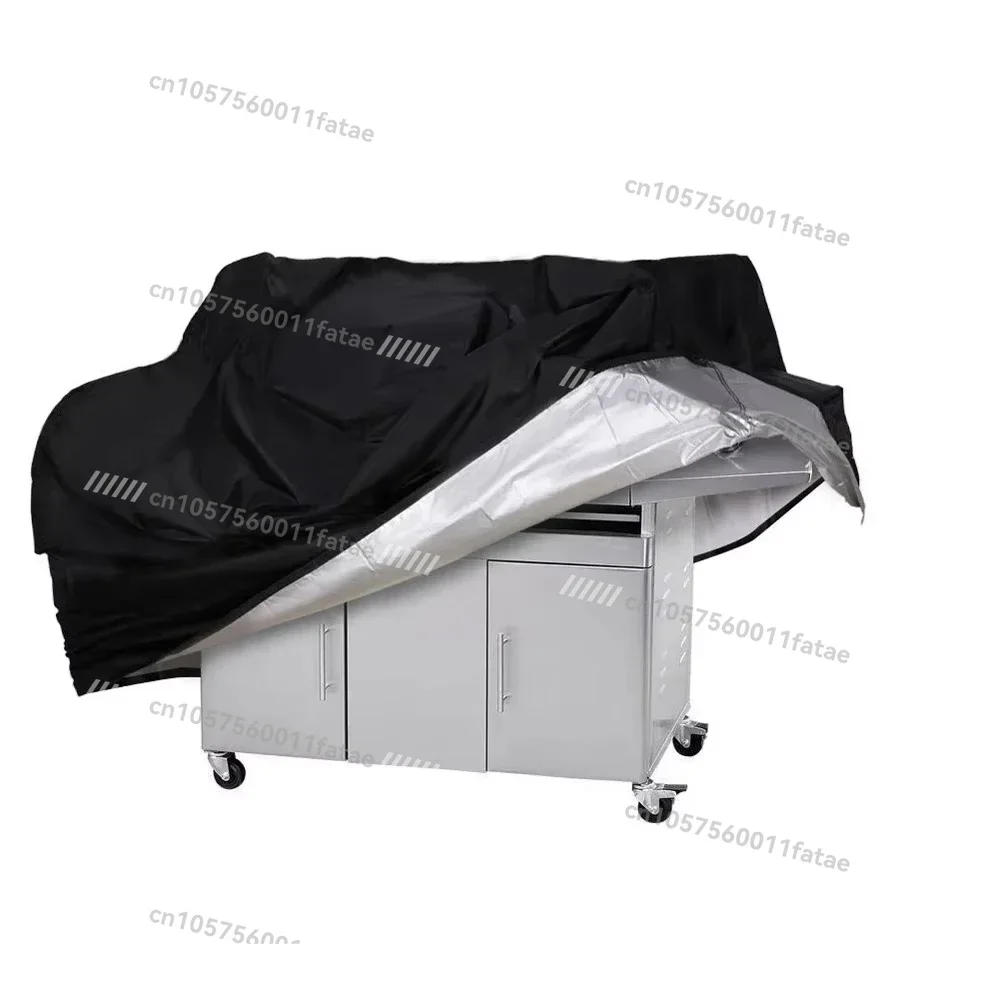

8 Size BBQ Cover Outdoor，Dust Waterproof Heavy Duty Grill Cover，Rain Protective Outdoor Barbecue Cover Round