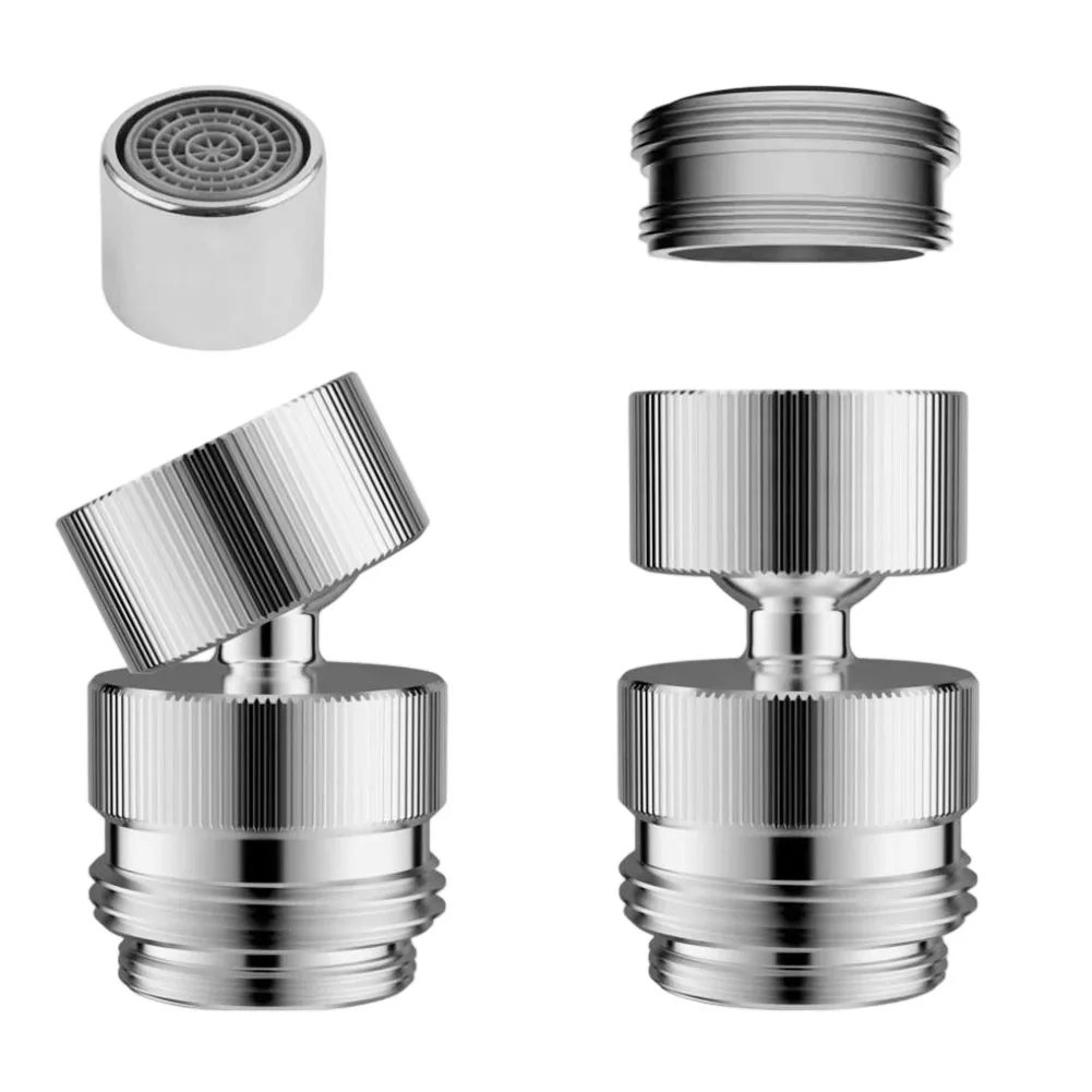 Brass Faucet Adapter 360-Degree Swivel Gardening Tasks Secure And Reliable Connections Transform Into Faucet Aerator