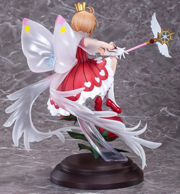 In Stock Original 1/7 KINOMOTO SAKURA Rose Anime Action Figures Toy Christmas For Child Gift