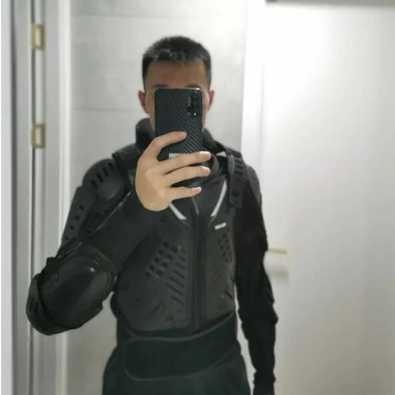 رجل موتو درع المعدات دراجة نارية سباق ركوب الخيل السفر كامل الجسم درع السترات المضادة للتأثير قطرة مقاومة موتوكروس الحرس #6