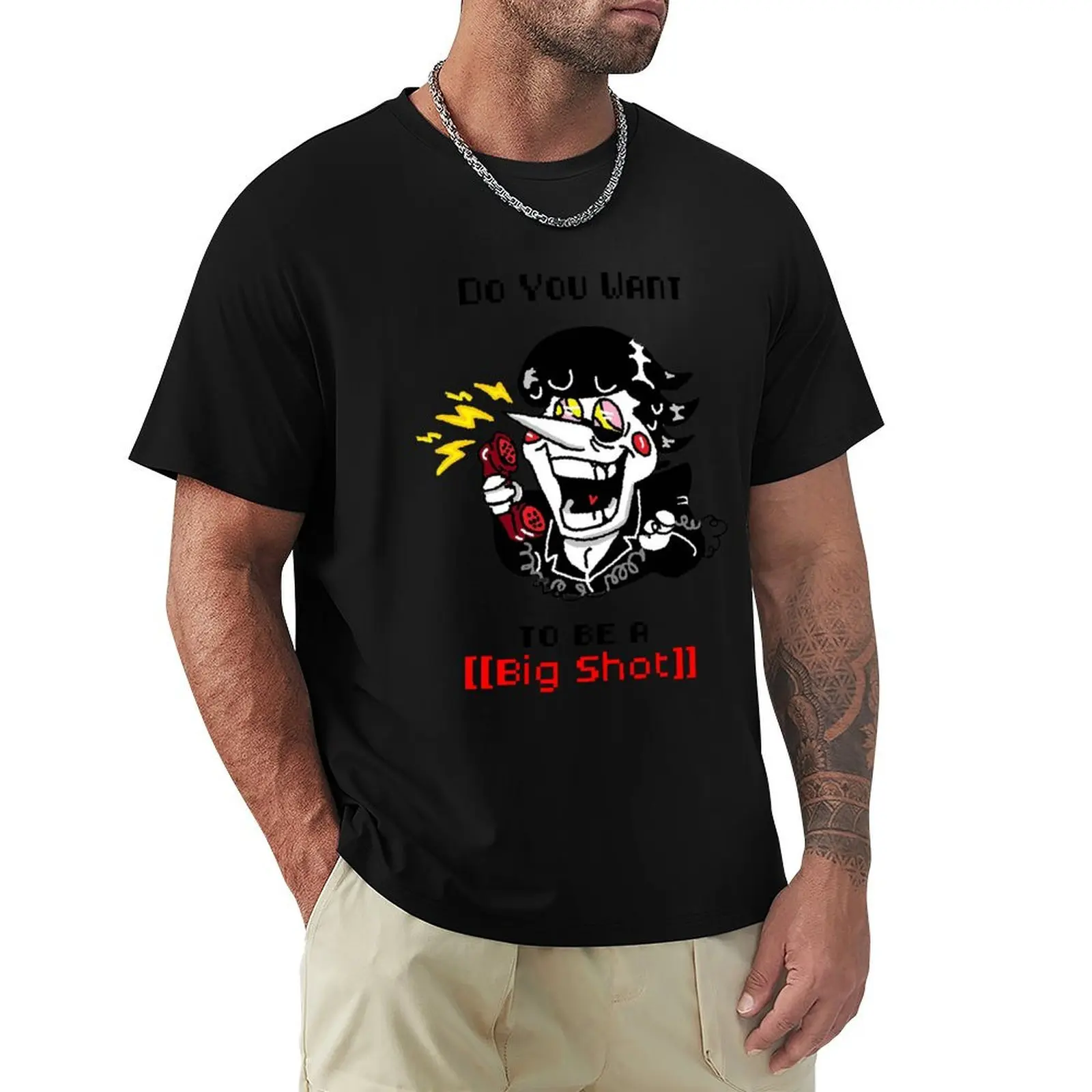 Spamton - it's your Chance to be a big shot Design T-Shirt t shirts for man graphic tees T-Shirt