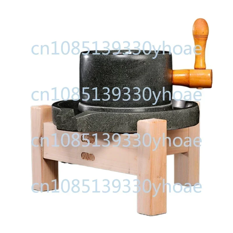 

Домашняя ручная маленькая мельница из голубого камня Stonewash ручной работы, бытовая ручная мини-машина для соевого молока