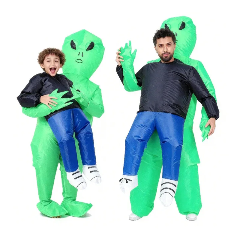 Aufblasbares Alien-Umarmungs-Kostüm für Alle Altersgruppen, Lustiges Cosplay-Outfit für Halloween-Party, Karneval und Sportveranstaltungen